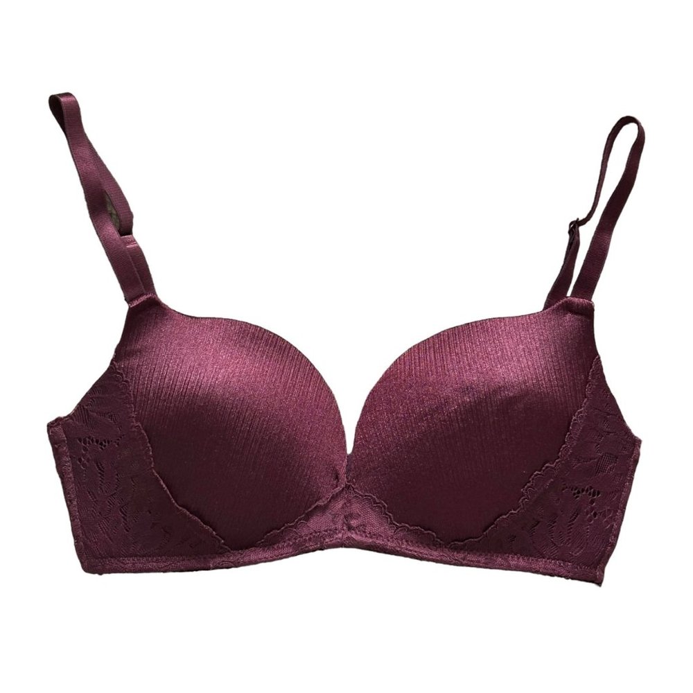 Venus‎ Burgundy Push Up Bra Size 34C Style VL2209
